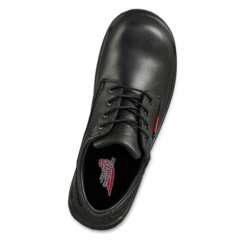 Red Wing King Toe® Soft Toe Men's Oxfords Shoes Black | ZA 186OKI